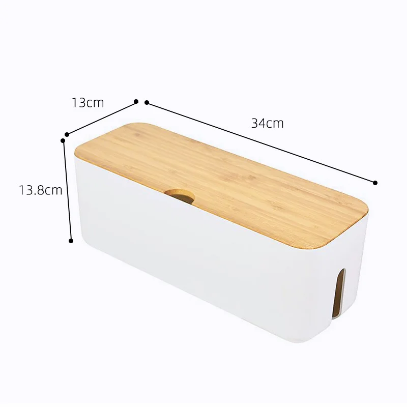Cable Storage Box Power Strip Wire Case Anti Dust Charger Socket Organizer Network Line Storage Bin Charger Wire Management 