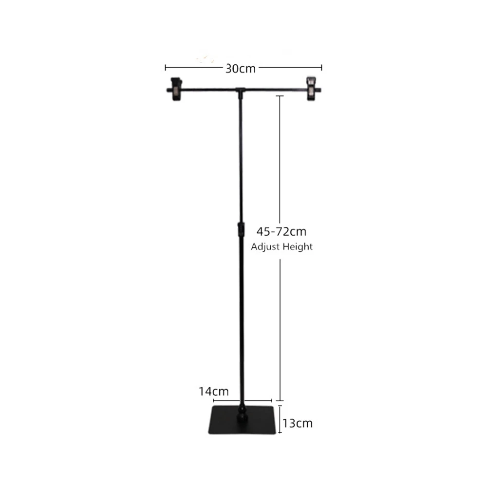 Adjustable Poster Stand Stainless Steel Display Banner Stand Holder Clip Display Shelf Holder