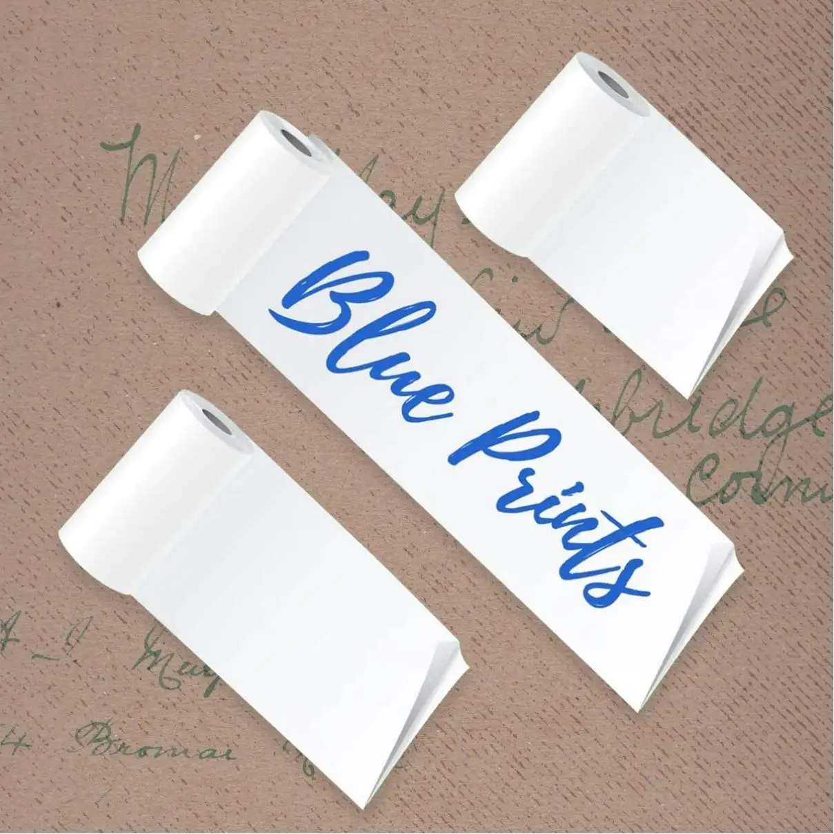 

Blue Thermal Paper Roll 57mm For Mini Portable Printer Color Sticker Label Receipt Photo Paper Safe Free BPA Smooth Printing