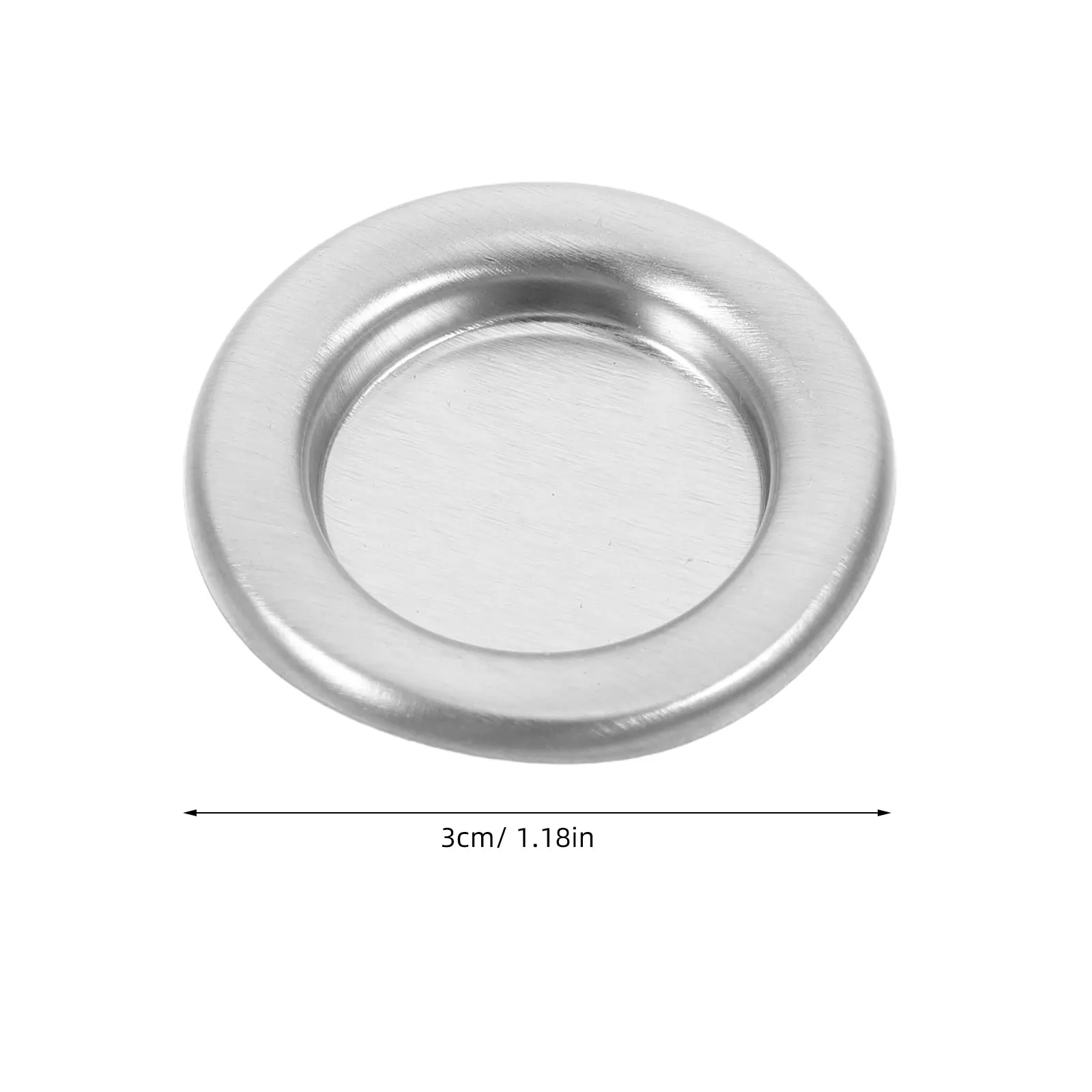 50Pcs Incense Cone Holder Incense Cone Tray Plate Aluminum Alloy Sliver Container For Holder Zen Buddha Supplies