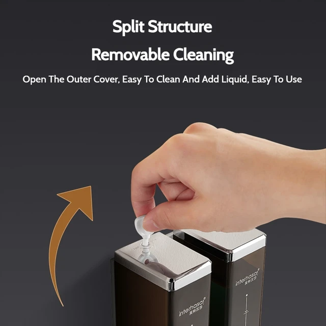 ห้องน้ํา Chrome เดี่ยว/คู่เครื่องจ่ายสบู่ผนังอาบน้ําแชมพูเจลอุปกรณ์ห้องน้ําคอนเทนเนอร์สบู่เหลว 5