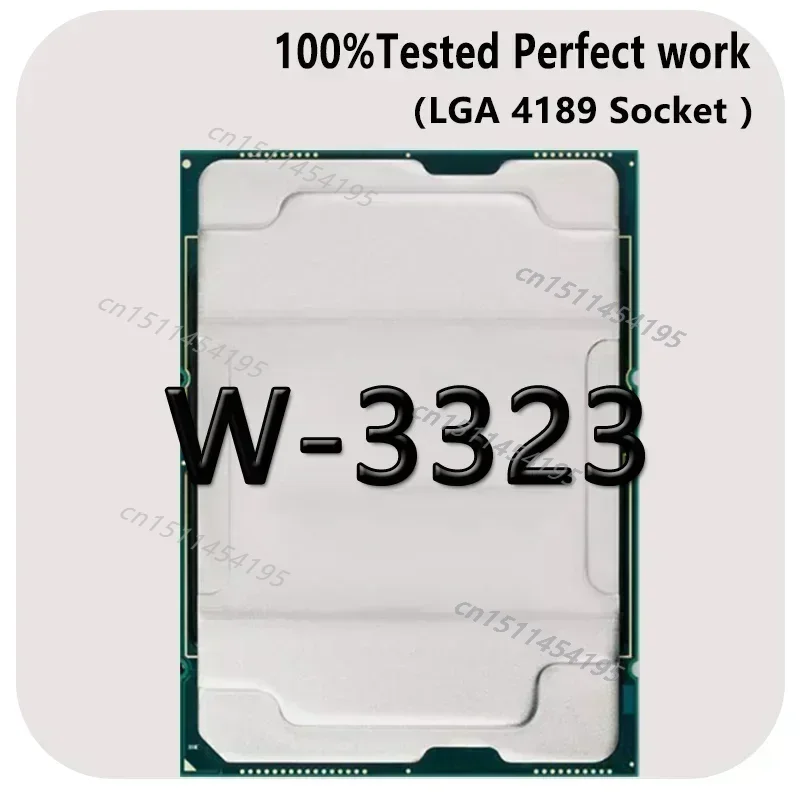 고품질 Xeon W-3323 W-3323 3.5GHZ 12C/24T 21MB 220W 프로세서 LGA 4189 4189 Mortherboard 테스트