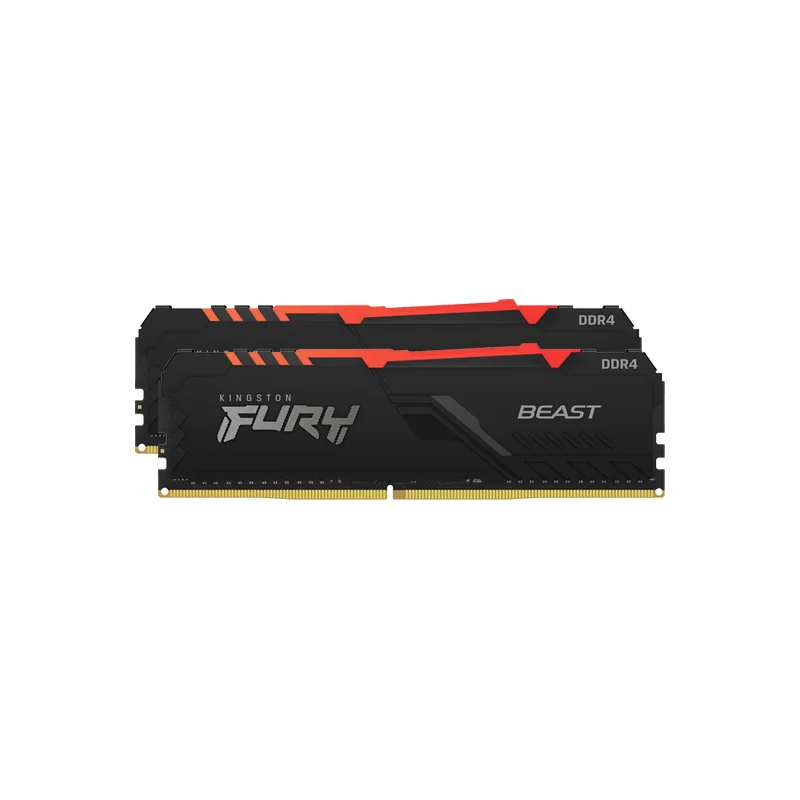 AMD Ryzen 7 R7 5700G CPU + GA B550M DS3H 마더보드 + Kingston FURY Beast DDR4 32G (16G * 2) 3200 MHz RGB RAMs Suit, 소켓 AM