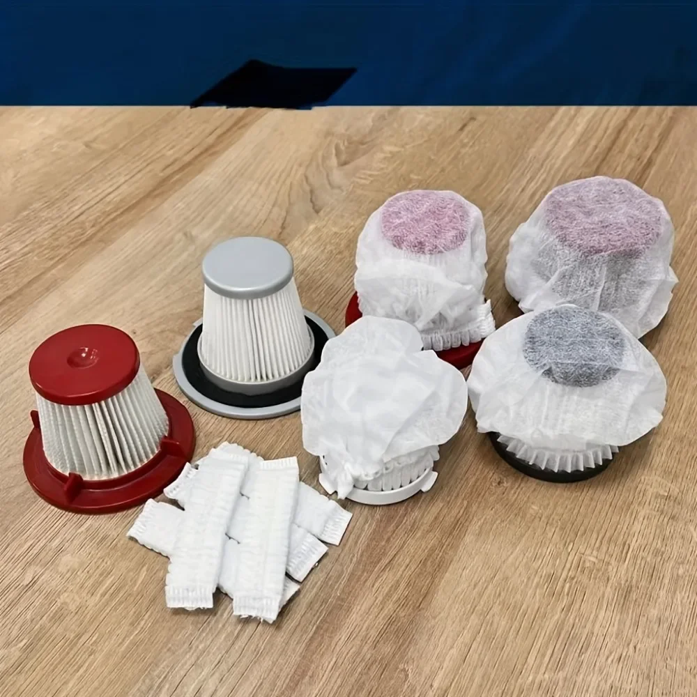 20pcs Disposable Vacuum Cleaner Filter Protective Cover Washable Non-woven Fabric for Handheld Vacuum Cleaner