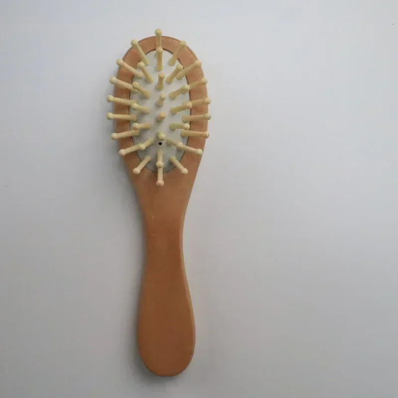 Baby Natural Wooden Boys Girls Soft Wool Hair Brush Head Comb Infant Head Massager Portable Bath Brush Comb for Kids Wool hair brush comb,hair comb,hair comb set