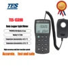 TES-1339R Portable Illuminometer Light Meter Data Logger Light Meter  Measuring Range 0.01 to 999900Lux,Data Hold Function. 1