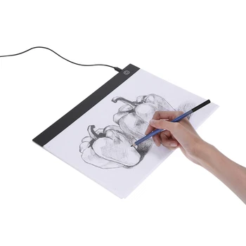 LED Graphic Tablet Writing Painting Light Box Tracing Board Copy Pads Digital Drawing Tablet Artcraft A4 Copy Table LED Board