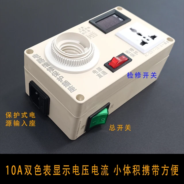 Elektromos Karbantartási Védelmi Aljzat Kapcsoló Tápegység Indukciós Főzőlap Tv Háztartási Készülék Voltmérő Ampéter Hordozható - Image 3