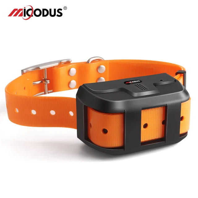 MiCODUS 4G Dog GPS Tracker Hunting Dogs Collar MP70G 4000mAh Waterproof Realtime Track Route Playback Speaker Anti-riot Free APP