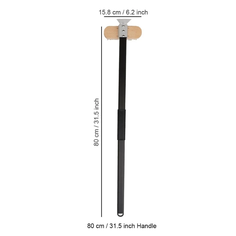 

Professional Pizza Oven Brush Scraper Household Grill Cleaning Brush