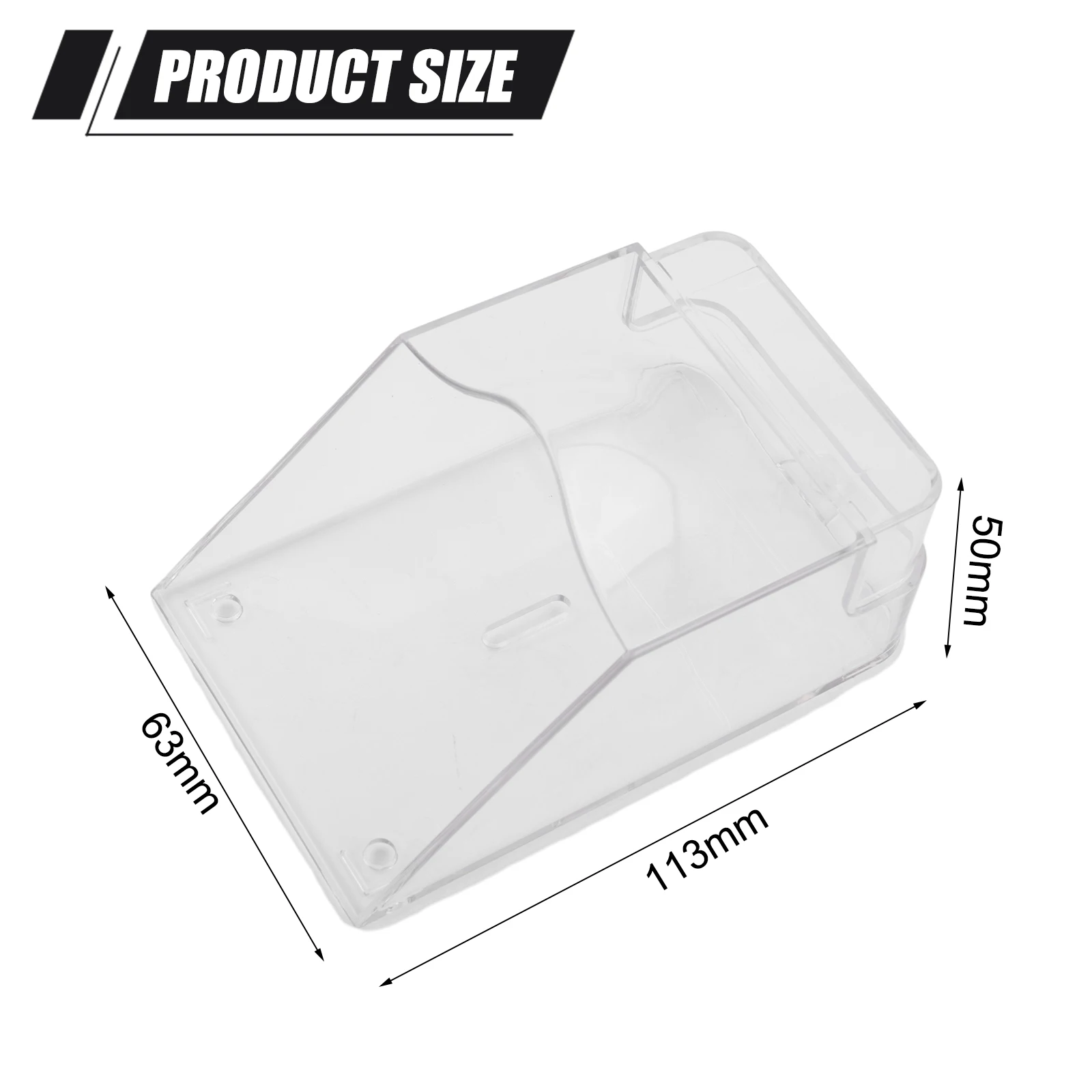 Outdoor Doorbell Cover Waterproof Rainproof Case Wireless Doorbell Cover Doorbell Safe Protector Access Control Shell 111*63*52m