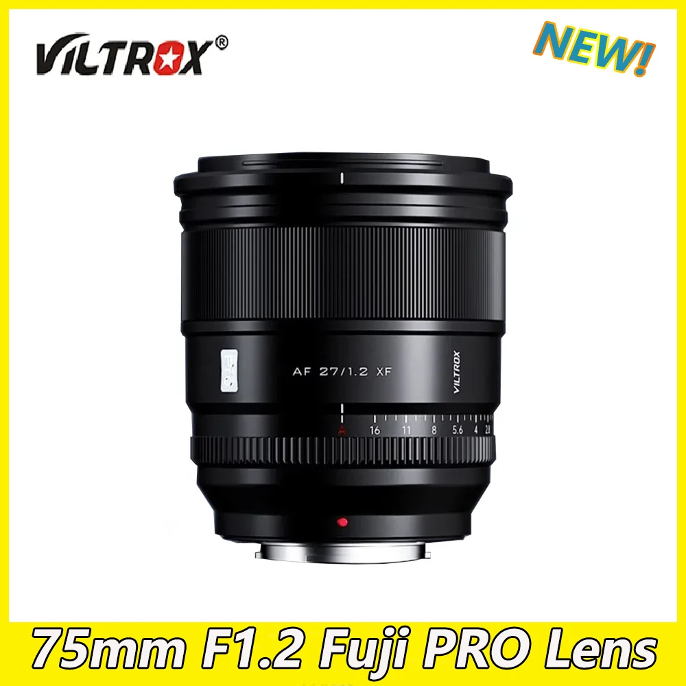 Viltrox 75Mm F1.2 Fuji Pro Lens Messa A Fuoco Automatica Obiettivo Principale Ad Ampia Apertura Per Fujifilm Xf Mount Fotocamere Lenti Fuji Xt4 Xt5 Xp
