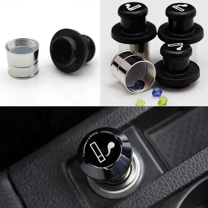 Car Lighter Secret Stash Box Emergency Medicine Container Seal Waterproof Disguise Hollow Hidden Container Screw Cap