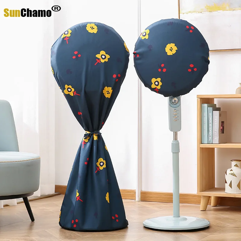 All-inclusive Fan Dust Cover Waterproof Drawstring Beam Mouth Floor Washing Cloth Desktop Protection Ventilateur Home Decoration