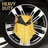 40 Pack Heavy Duty Multi-Purpose Microfiber Towel Auto & Home Cleaning Dusting Polishing 15.5" x 15.5" Absorbent 300 GSM Yellow 3
