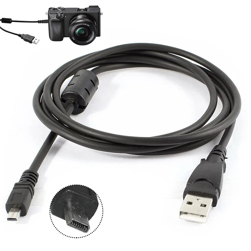USB Data Cable UC-E17 E16 E6 E23 for Nikon 1 S1 V1 D3200 D3300 D5000 D5100 D5200 D5300 D5500 D7100 D7200 D750 Df Camera