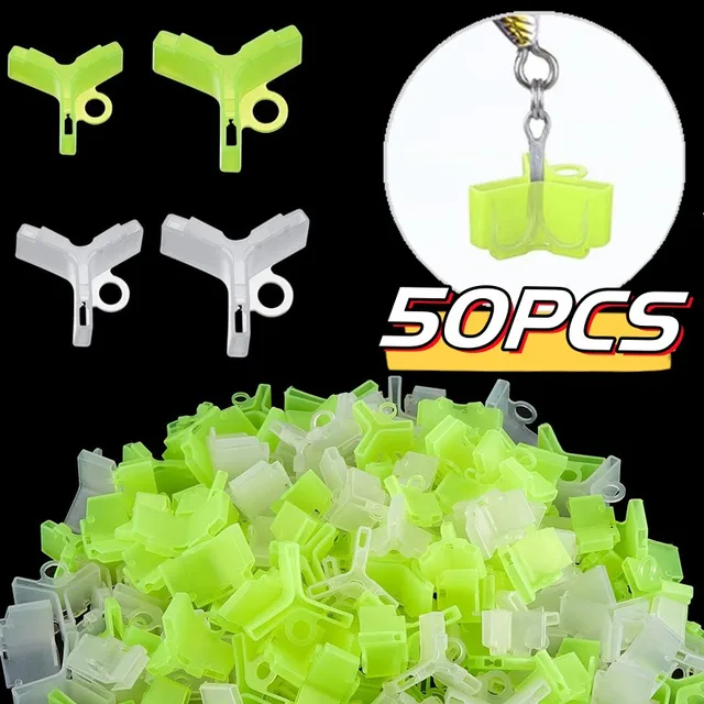 50Pcs/Lot Durable Protector Caps Fishing Out Hook Cover Safety Treble Fish Gear Lightweight Accessories with Slots Sleeves Tools 50Pcs/Lot Durable Protector Caps Fishing Out Hook Cover Safety Treble Fish Gear Lightweight Accessories with Slots Sleeves Tools