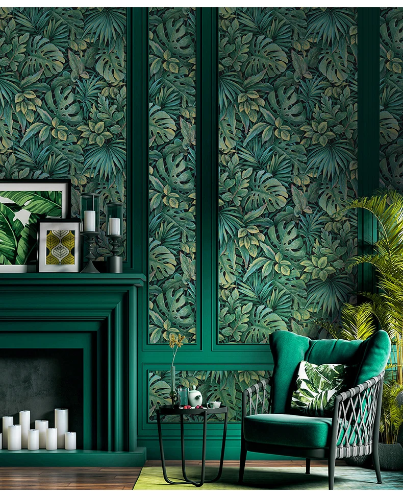 Modern Home Living Room, Quarto Verde Planta