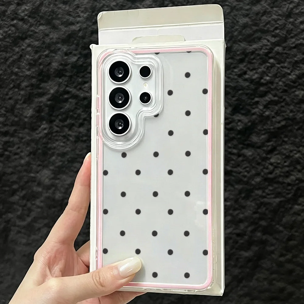 Glossy Cute Polka Dot Phone Case