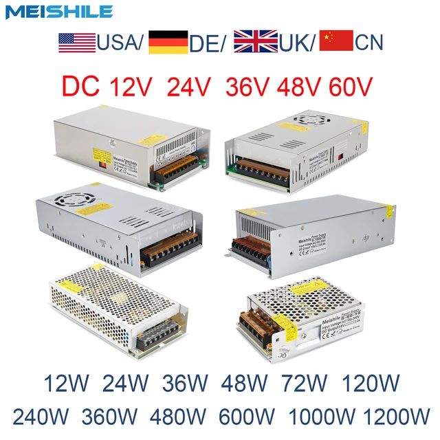 Source alimentation à découpage 24V 350W 15A