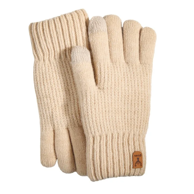 Thermal Touchscreen Gloves - Unisex Knit Winter Gloves with Touch-Sensitive Fingertips, Machine Washabl   for  Cycling,
