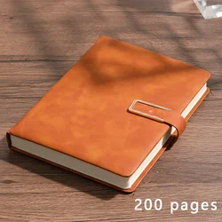 Elegant Vintage A5 Leather Notebook with Personalized Soft Cover - A5 (Brown)