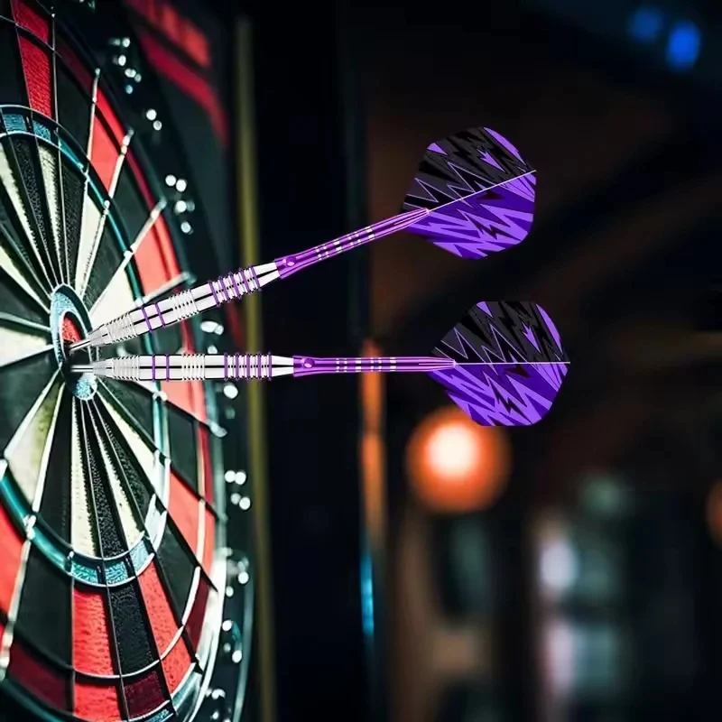 Professional Steel Tip Darts Set with Extra Flights and Accessories for Practice and Competition