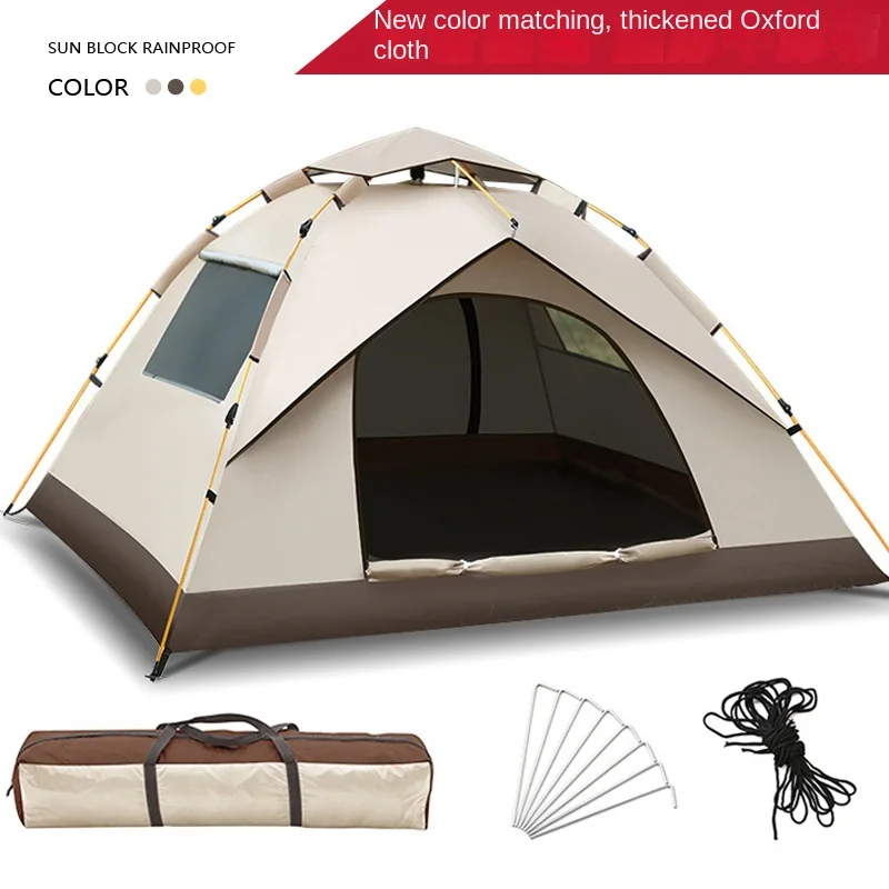 

Оптовая продажа, полностью автоматическая Портативная Складная Водонепроницаемая и Солнцезащитная палатка для кемпинга на открытом воздухе