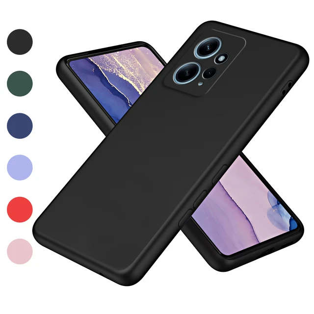 Funda trasera de silicona TPU suave para Xiaomi Redmi Note 12 Pro 4G, funda  de teléfono de 6,67 pulgadas - AliExpress