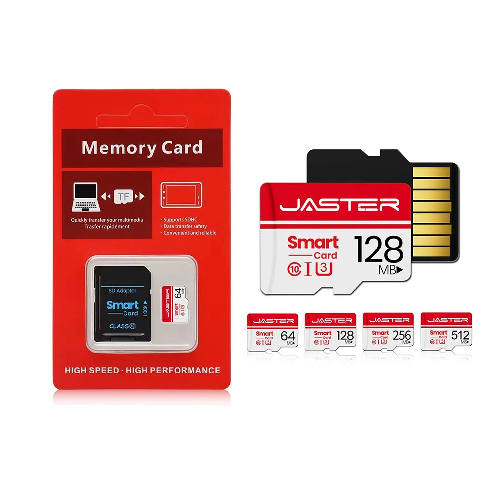 JASTER Micro SD Memory Card Small Capacity, 64MB 128MB 256MB 512MB, Micro Card Storage
