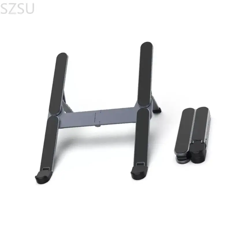 SZSU 조정 가능한 높이 알루미늄 노트북 라이저 6 레벨 인체 공학적 접이식 냉각 스탠드