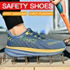 NEW 2025 Lightweight Safety Shoes Men Steel Toe Sneakers Puncture Proof Breathable Work Safety Boots Man Comfy Work Shoes 3