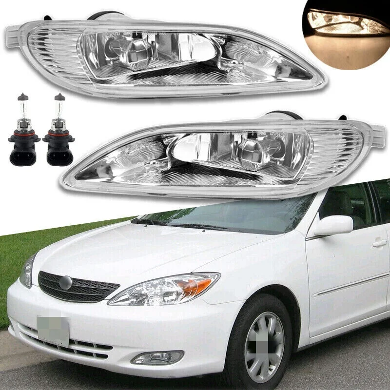 

LED Front Bumper Fog Lights For Toyota Corolla Camry 2007 2008 2009 With Switch Kit Driving Lamps Clear Halogen