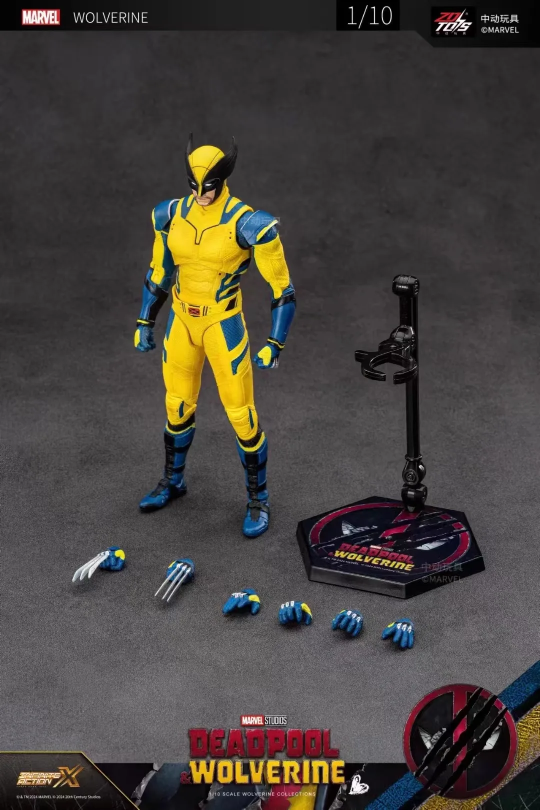 専用　ウルヴァリン　デッドプール　セットZD toys フィギュア ZD toys デッドプール&ウルヴァリン フィギュア 2体セット