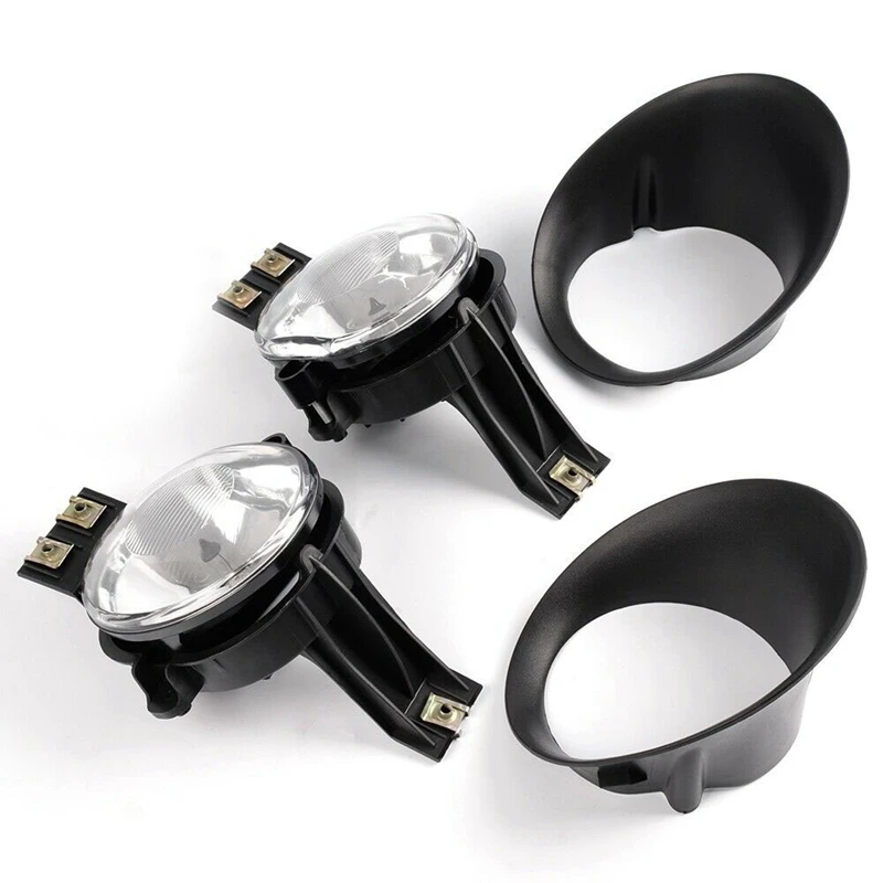 

1 Pair Fog Lights+Bezel Assembly For Dodge Ram 1500 2500 3500 2002-2008 55077475AC 55077474AC