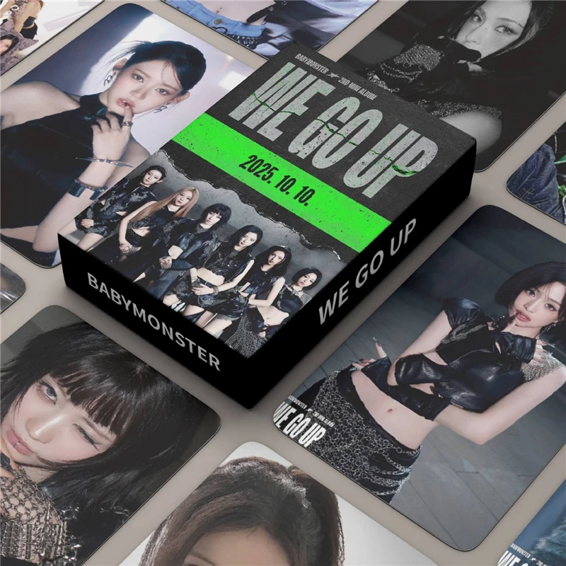 Kpop 55pcs/set Babymonster 2nd Mini Album Postcards WE GO UP