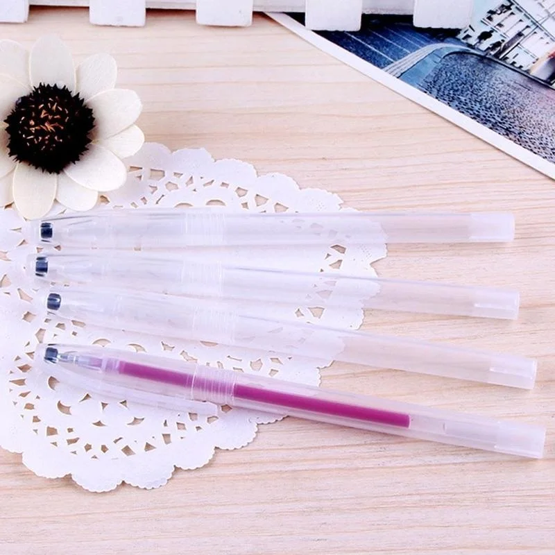 10 stücke Gel Stift Shell Kugelschreiber Transparente Abdeckung Klar Stift Stationäre Büro Schule Liefert Schreiben Werkzeuge Bildung Liefert – Detail 9