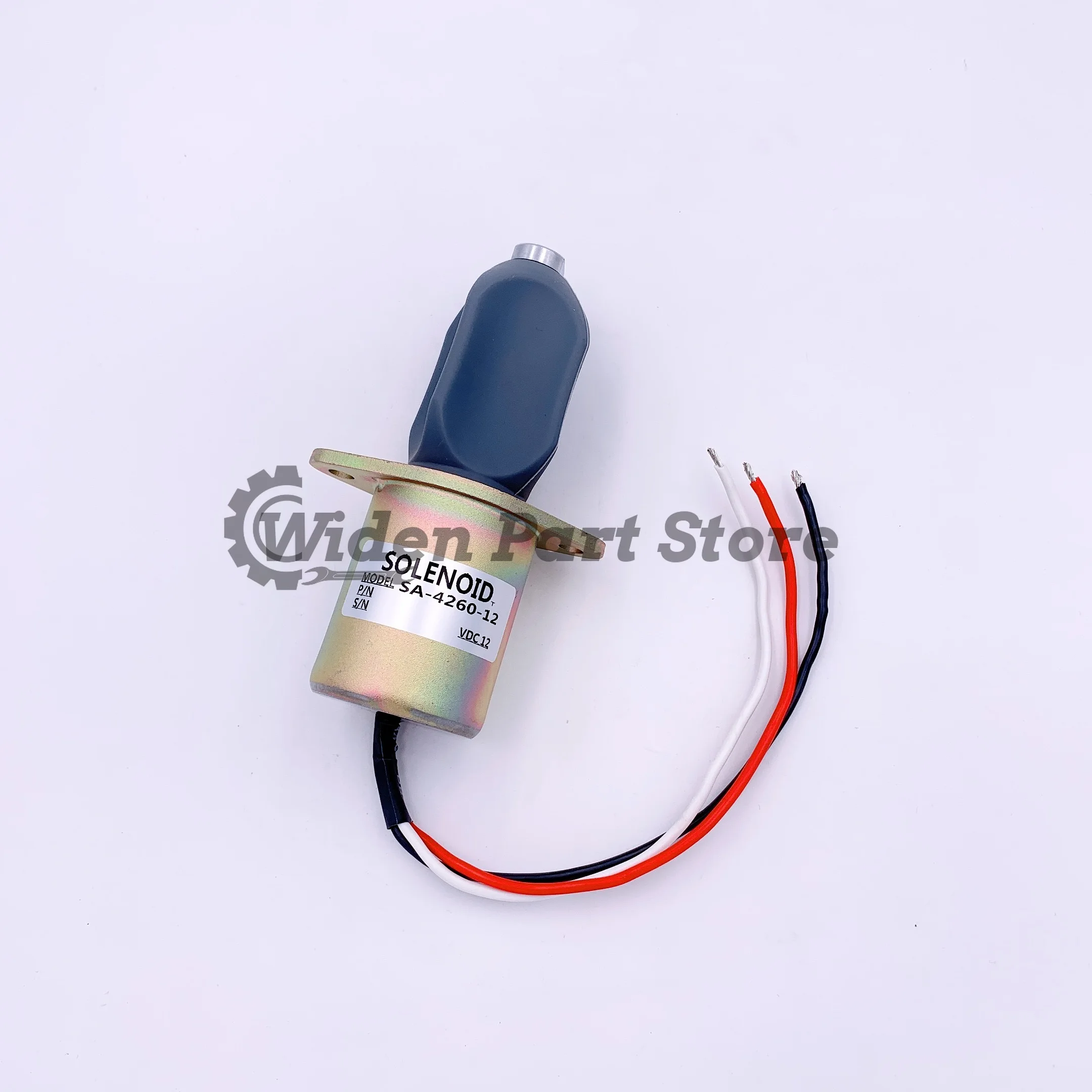 

SA-4260-12 SA-4260-24 1751ES Fuel Shutoff Solenoid for Kubota 3A 70 & 82mm Series Engines 12V
