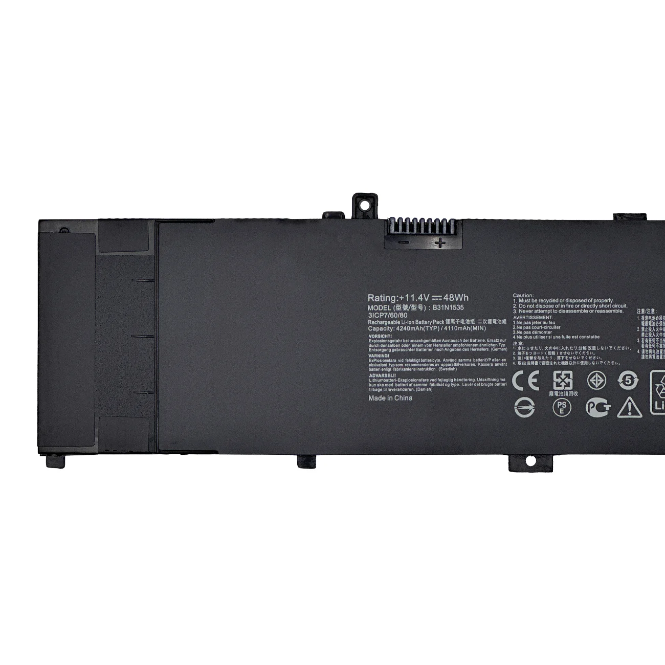 B31N1535 Laptop Battery For ASUS ZenBook U4000U U4000UQ