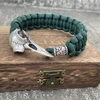Retro Viking Odin Raven Skull Bracelet Men Women Gothic Diy Trinity Dragon Beads Wicca Jewelry Accessories Dropshipping 3