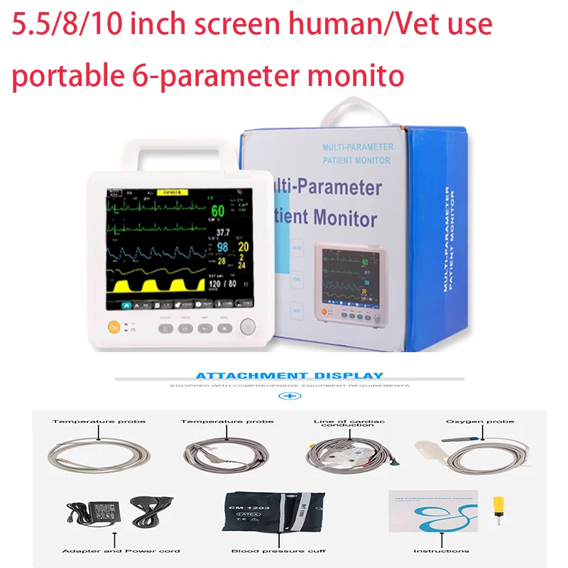   ǻ  ޴ 6-Ķ , ECG, NIBP, PR, SPO2, RESP, TEMP ȯ , Ż  , 7 ġ, 8/10 ġ ũ