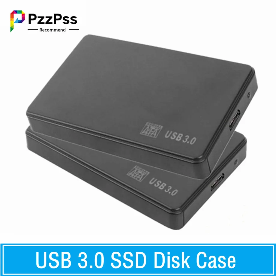 Polegada Hdd Ssd Case Usb 3.0 para Sata Caixa de Disco Rígido 5gbps Case de Disco sd Hdd Disco Rígido Externo Gabinete para Computador Portátil Desktop 2.5