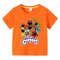 Bichiers souriants vêtements pour enfants Kawaii dessin animé drôle t-shirt garçons à manches courtes hauts à la mode 3-10 ans enfants vêtements d'été 5