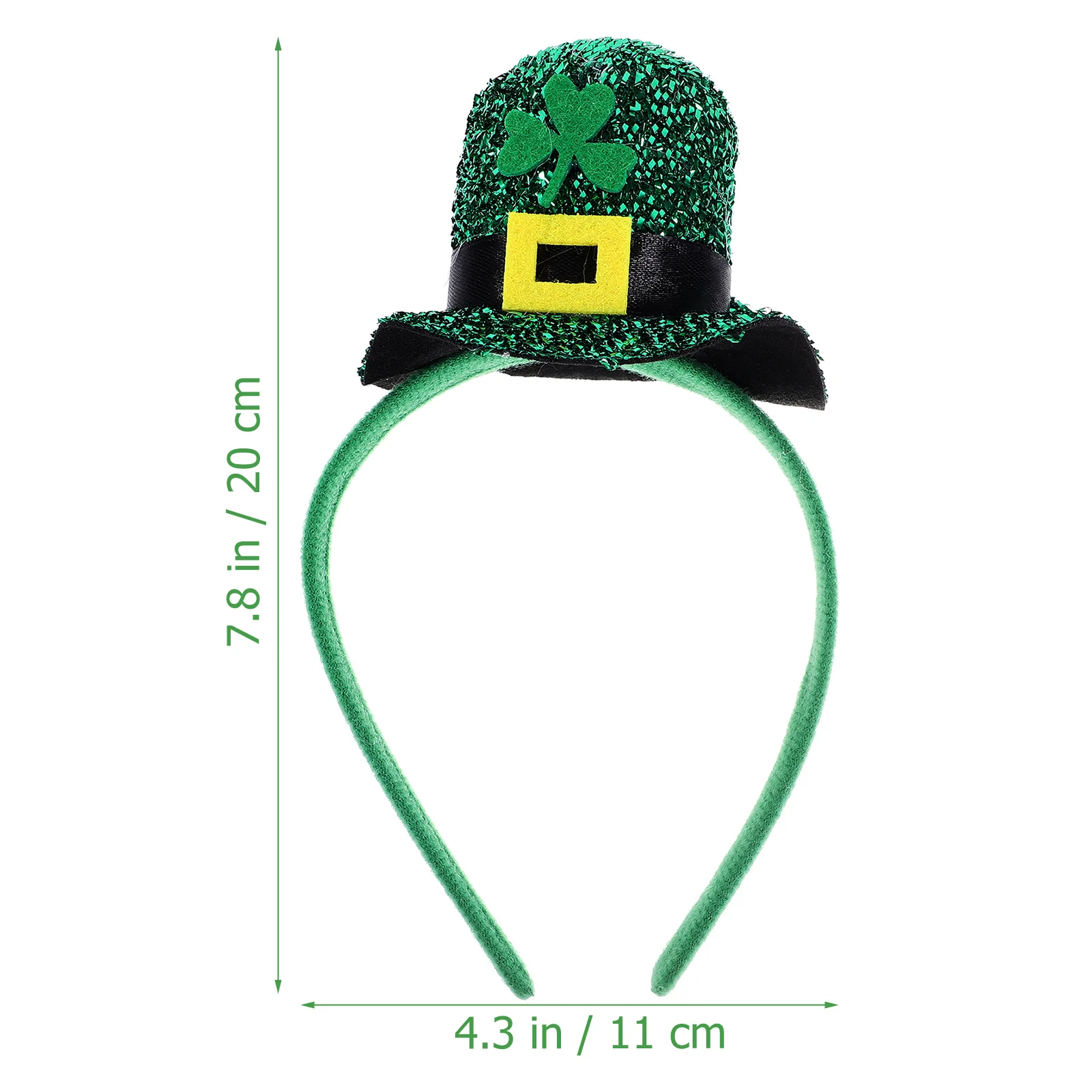 Amosfun Fascia Per Capelli San Patrizio – Trifoglio Irlandese Con Fiori