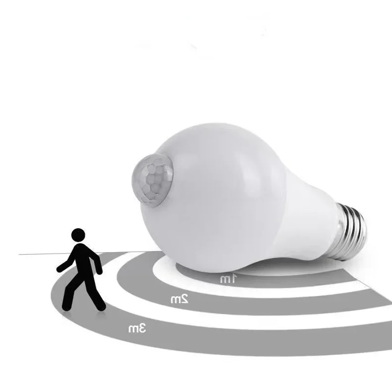 لمبة LED مستشعر حركة HINA E27 12W