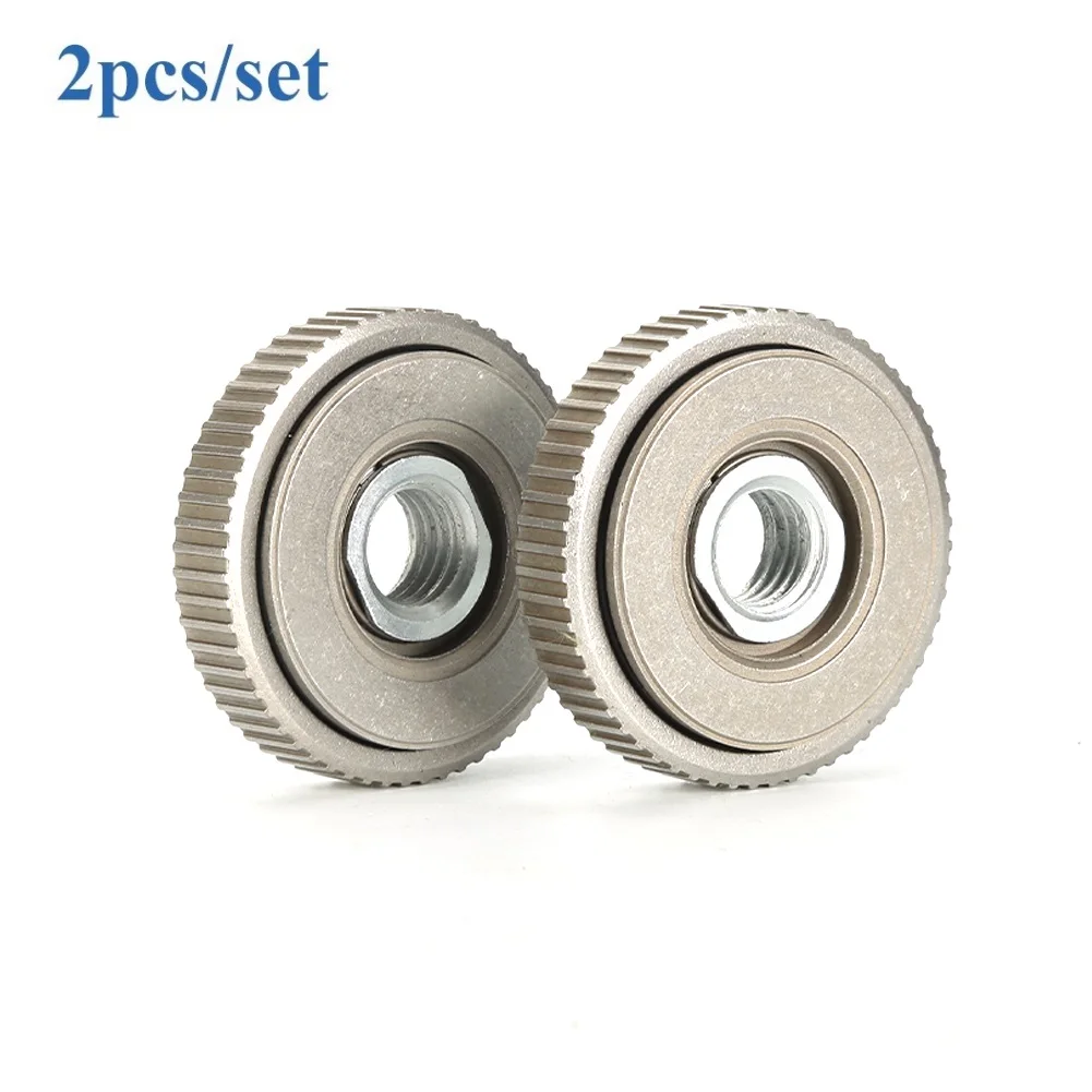 

2 Pack M14 Angle Grinder M14 Thread Replacement Quick-Release Nut Clamping Suit For All With M14 Spindle Angle Grinders