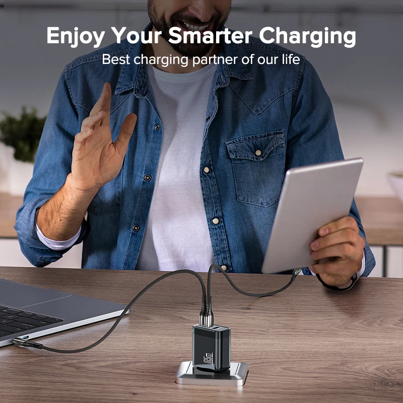 Устройство зарядное QOOVI, 65 Вт, USB Type C (art.: 3920c7f10de71) - 3920c7f10de71