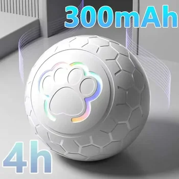 Palla giocattolo per cani intelligente Palla giocattolo interattiva elettronica per animali domestici Palla giocattolo rimbalzante automatica USB con luci RGB Prodotto per cuccioli di gatto
