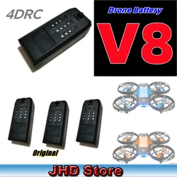 JHD Original 4D-V8 Battery For Original 650mAh 4DRC V8 Battery For RC Drone Accessories V8 RC Plane Battery