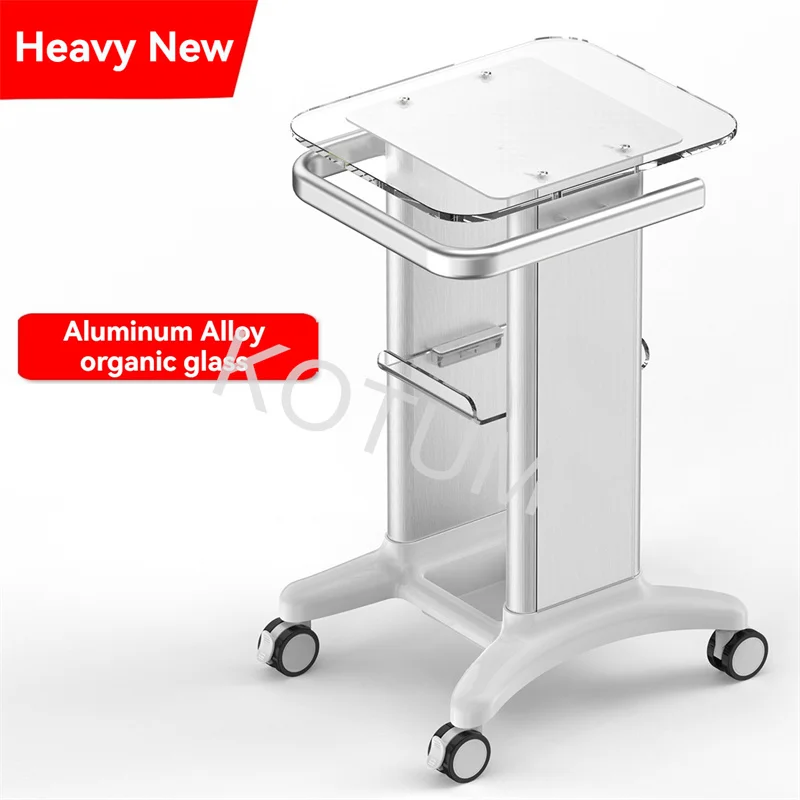 Carrelli in alluminio Carrello per strumenti per salone di bellezza Carrello per strumenti Base in acrilico Clinica odontoiatrica B Personalizzazione ad ultrasuoni Carrello medico - immagine 2